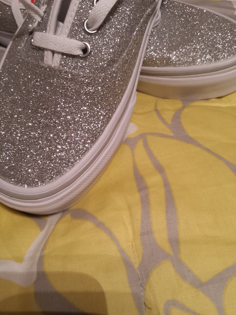 I have sparkly shoes! lol